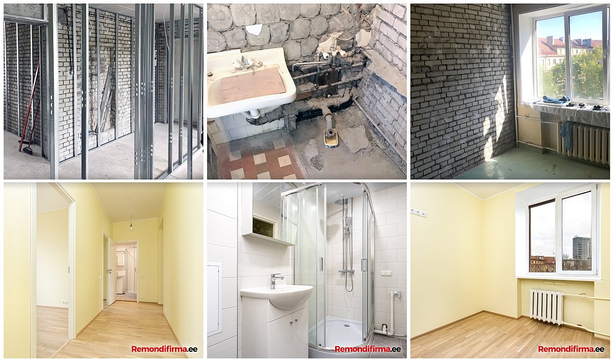 remondifirma korteri remont tallinnas kollaazh 1