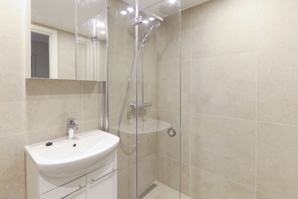 Beež vannituba Lasnamäe 2-toalises korteris 3 dushinurgaga-vannituba-lahemalt